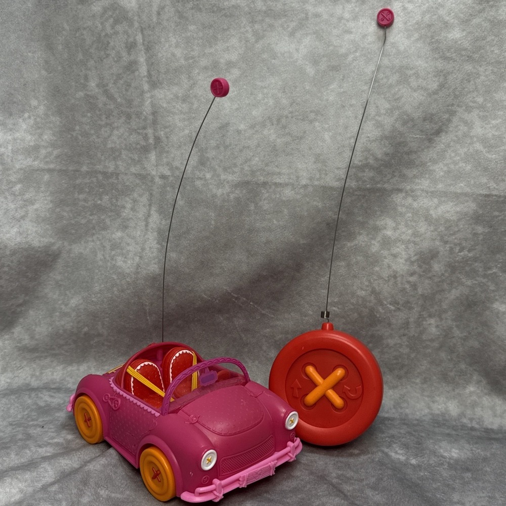 Lalaloopsy Rc Cruiser Red Pink Orange Remote Control Car Doll Vehicle 2011 Works